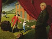 Grant Wood Parson Weem s Fable